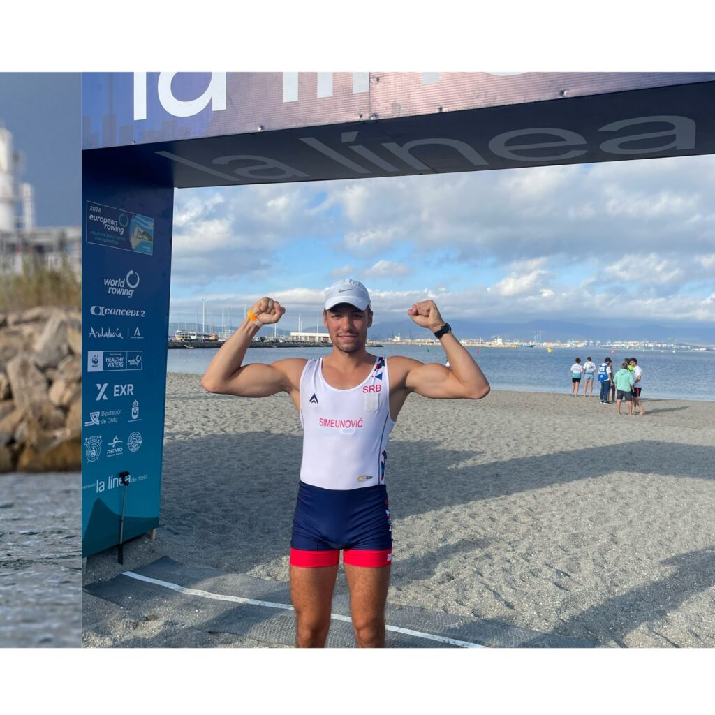 Andrija Simeunović, VK Galeb, Evropsko prvenstvo u coastal veslanju, La Línea 2026